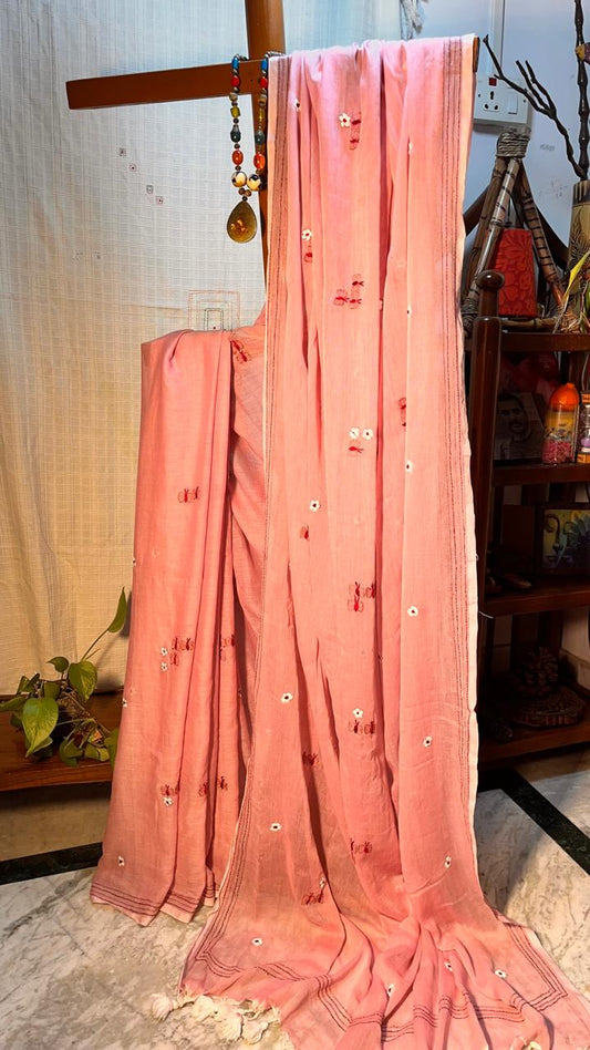 Embroidered Cotton Mulmuls