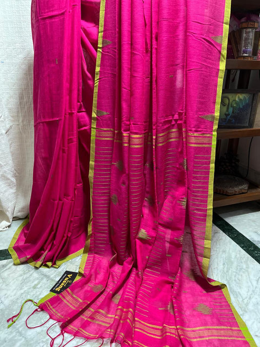 Pure Cotton Mulmul with Handloom Jamdani work- summer fashion