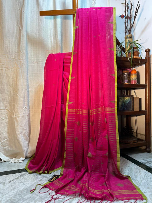 Pure Cotton Mulmul with Handloom Jamdani work- summer fashion